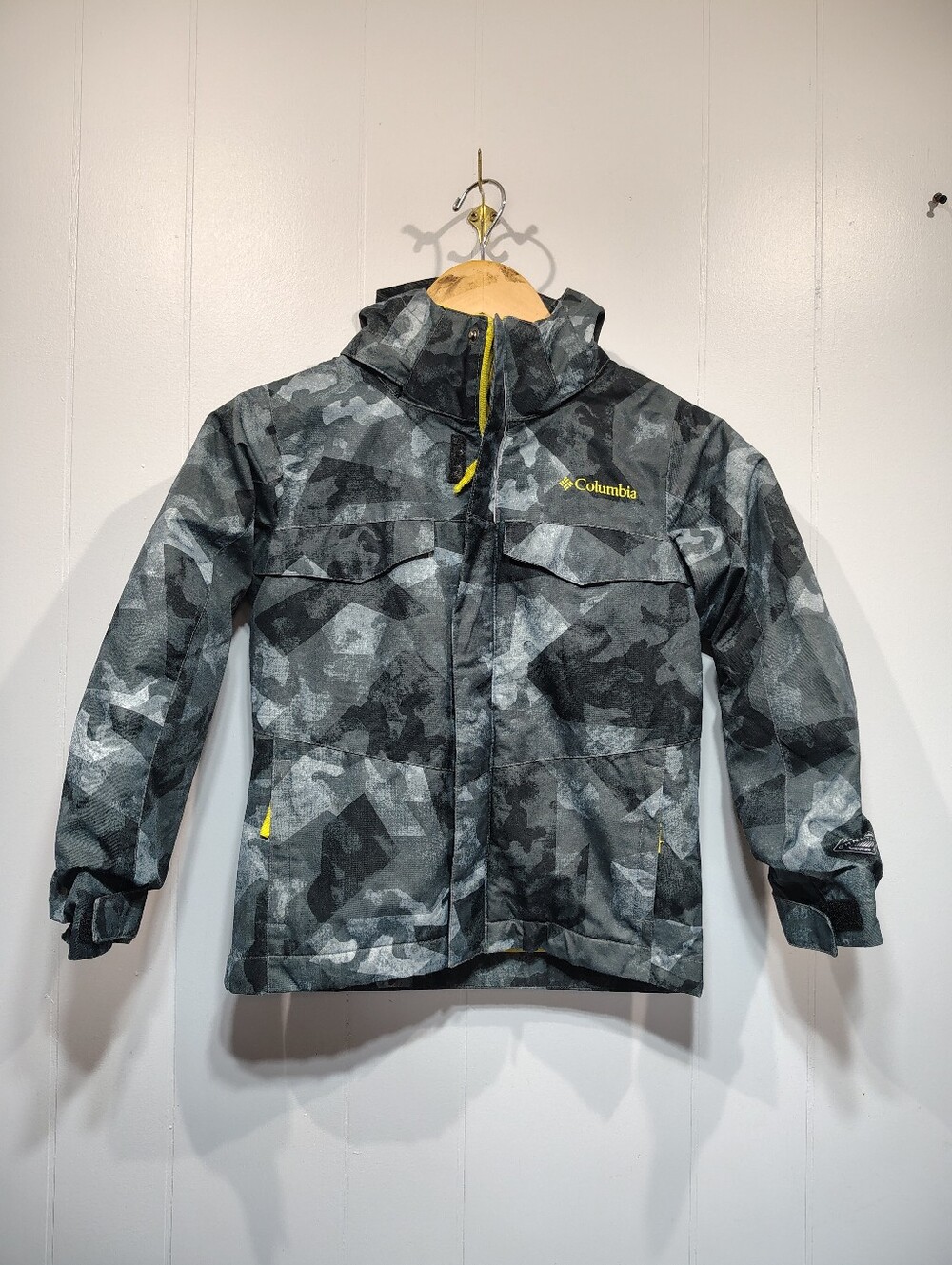 Columbia Bugaboo 3-in-1 Interchange Jacket Shell Size XXS 4/5 Camo